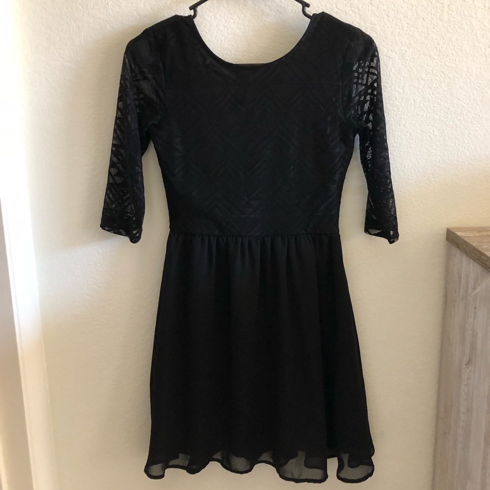 H & M little black dress.